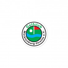 Golfclub-Logo Gestanzte Aufkleber