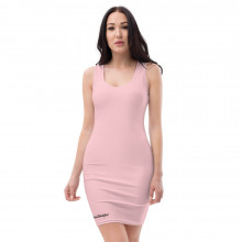 Sublimation-Cut & Sew Kleid PINK mit GC Logo und Golfer